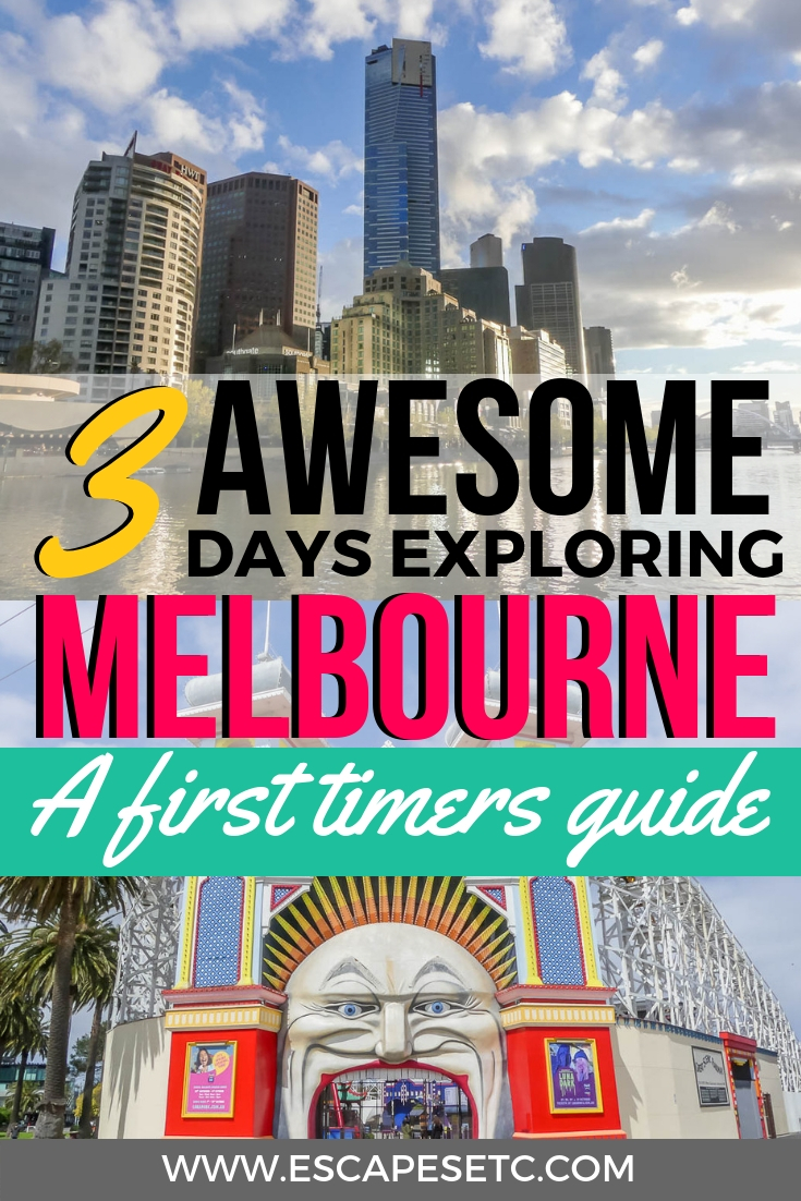 Looking to spend 3 days in Melbourne? It's an awesome place for street art, quirkiness, loads of food and beautiful architecture. Here's my 3 day Melbourne itinerary, perfect for your first time visiting. #3daysinmelbourne #melbourne #australia #visitvictoria #streetart